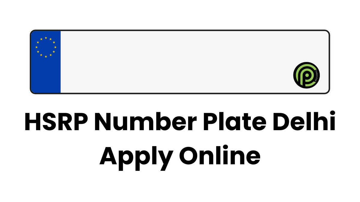 HSRP Number Plate Delhi Apply Online