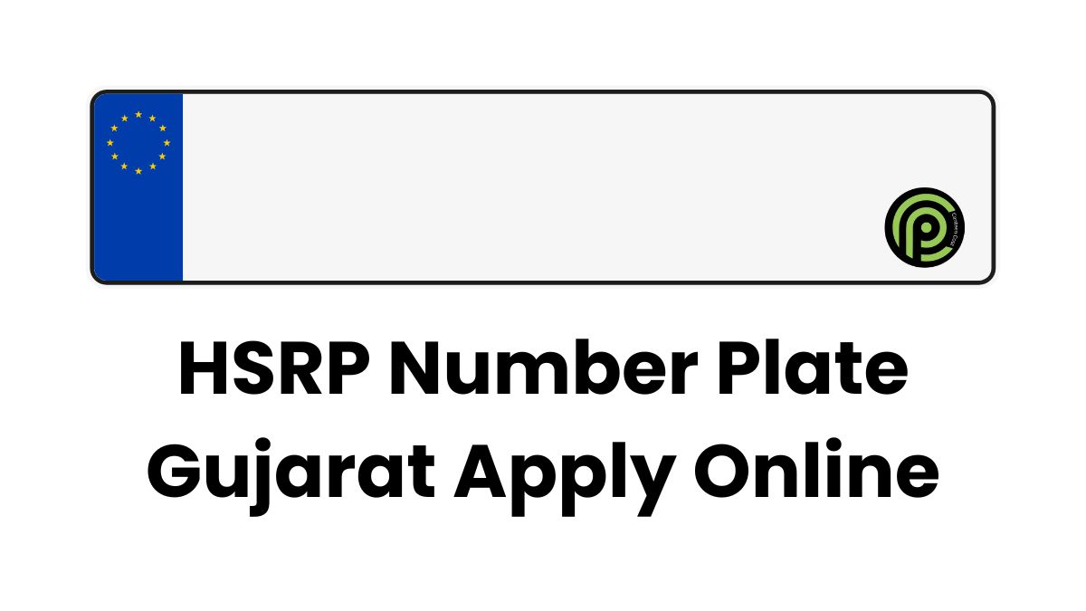 HSRP Number Plate Gujarat Apply Online