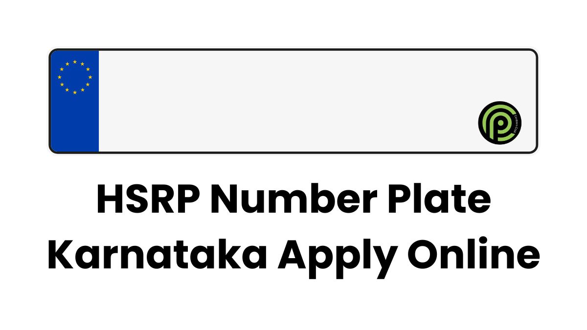 HSRP Number Plate Karnataka Apply Online