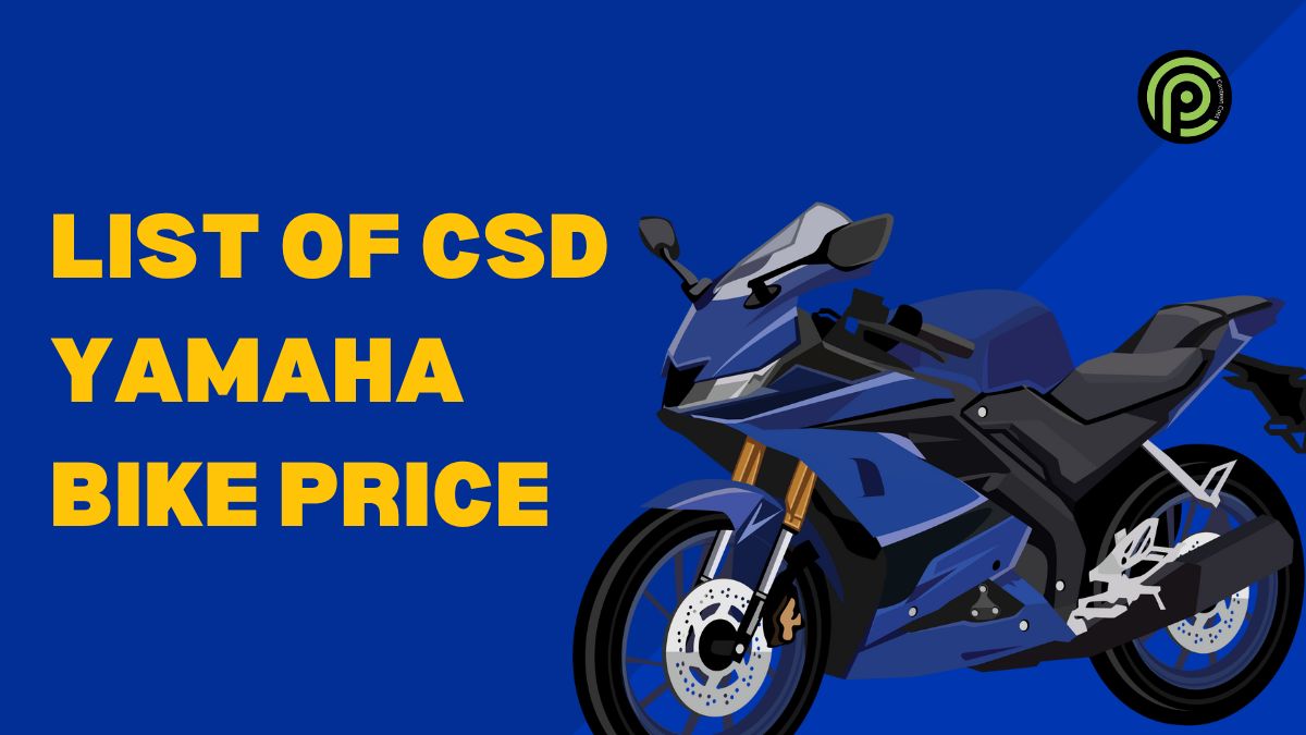 Yamaha Bike CSD Cost