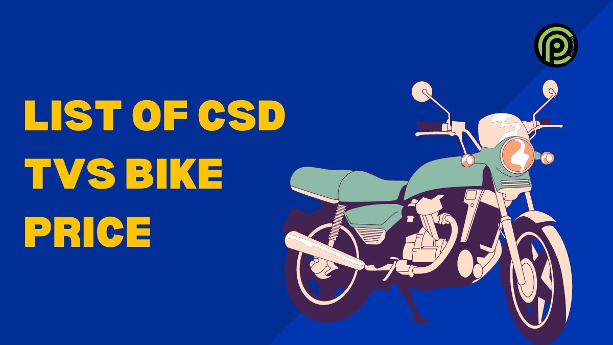 TVS Bike CSD Cost